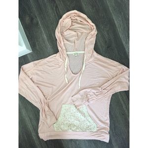 Lily White soft hooded knit